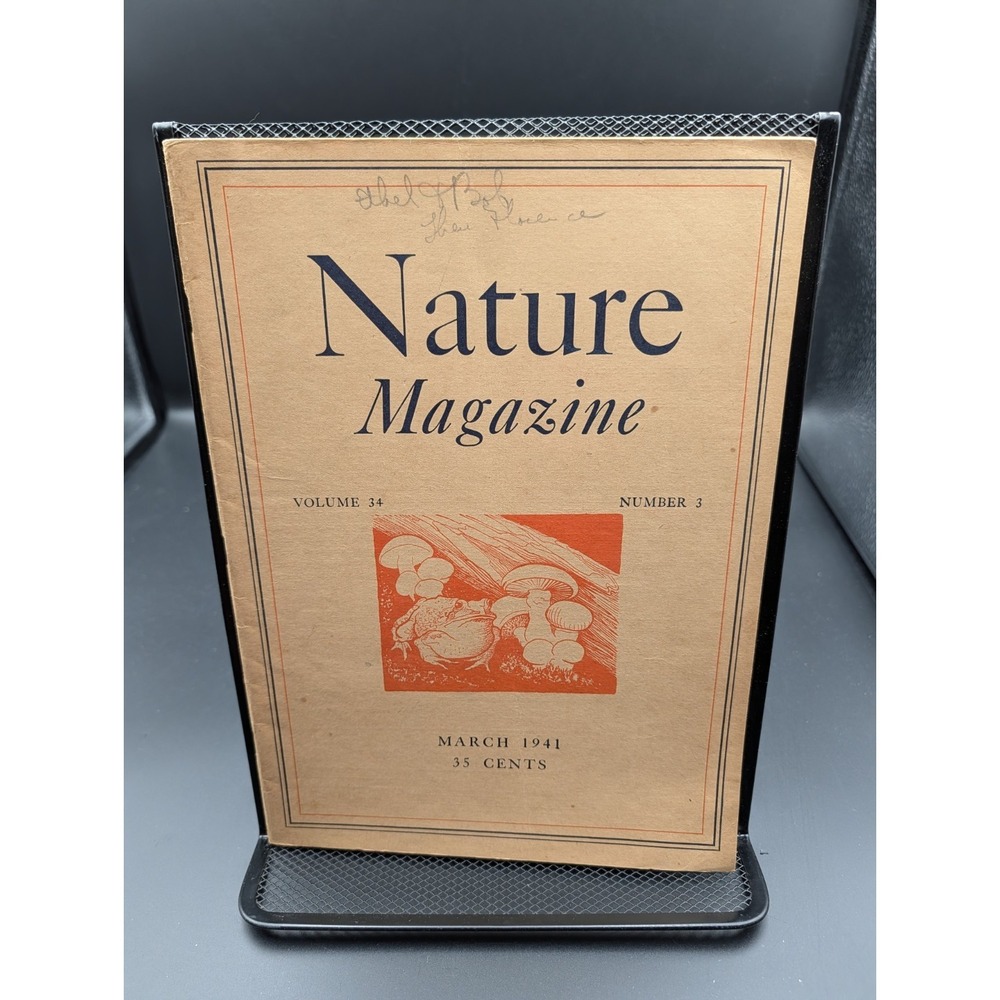 Nature Magazine March 1941 Vintage Wildlife
